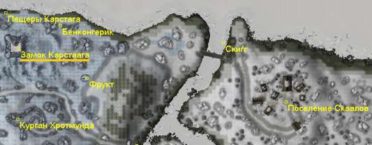 Way in Oblivion - Morrowind - Прохождение - Путь Волка Карта 2